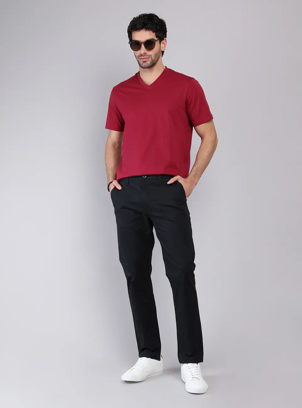 Pantalon Chino Slim Spandex Piero Butti Pbcvb31Ne Negro 1