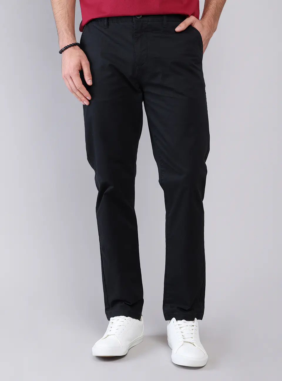 Pantalon Chino Slim Spandex Piero Butti Pbcvb31Ne Negro 5