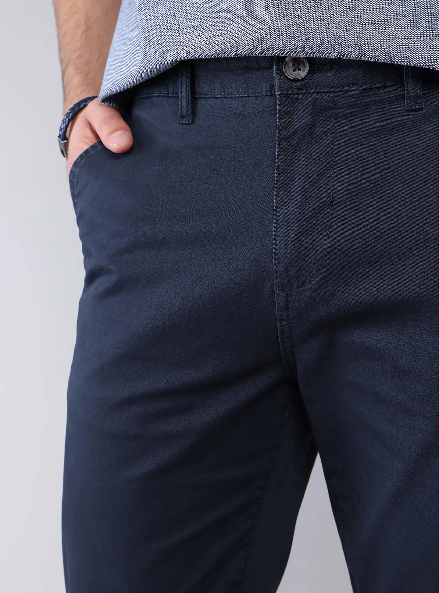 PANTALON CHINO SLIM SPANDEX PIERO BUTTI PBCVB31NB AZUL MARINO 5