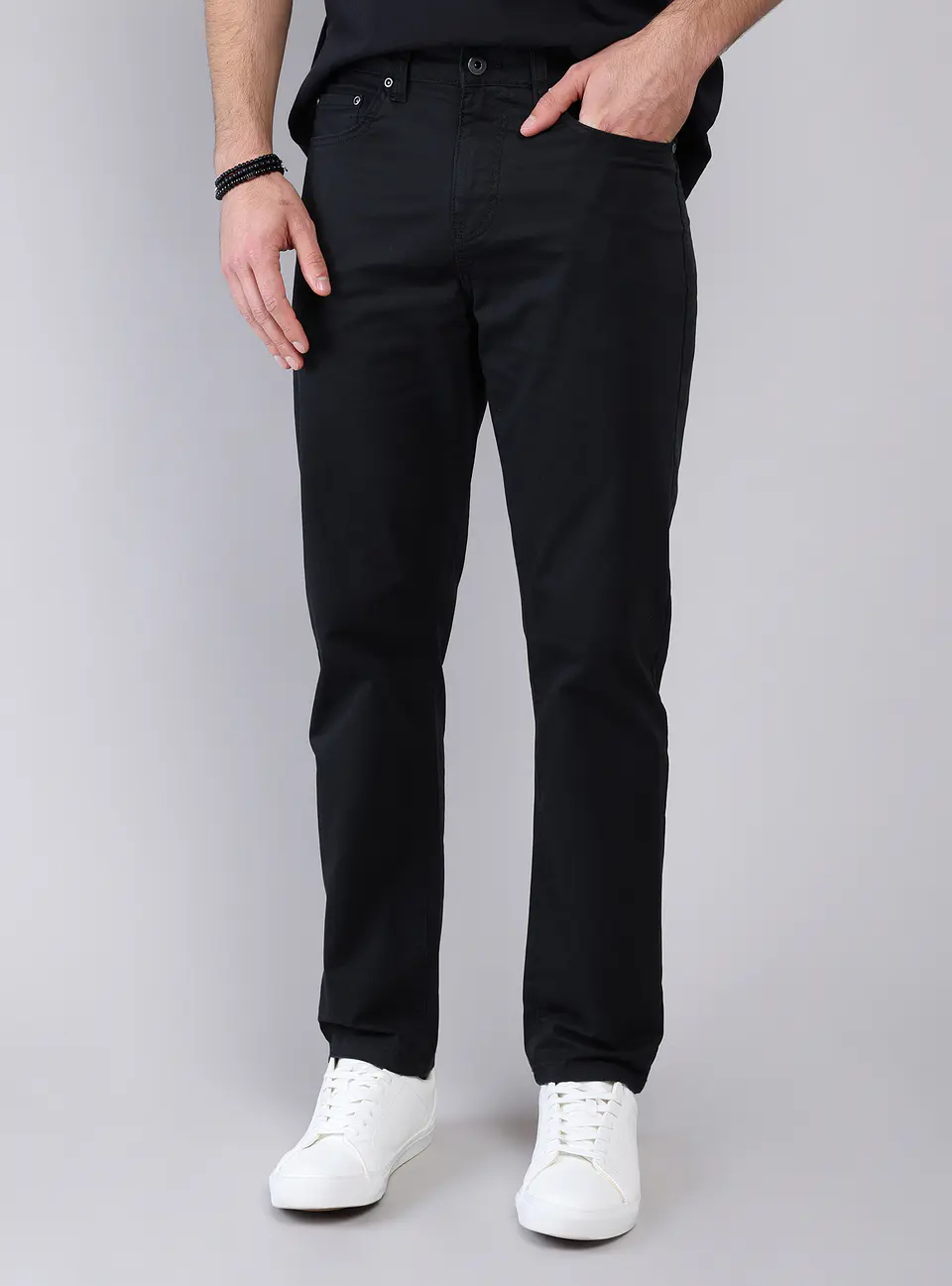 Pantalon Five Pocket Slim Piero Butti Pbcvb30Ne Negro 1