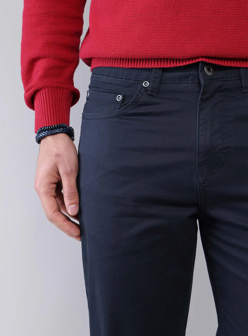 Pantalon Five Pocket Slim Piero Butti Pbcvb30Nb Azul Marino 5