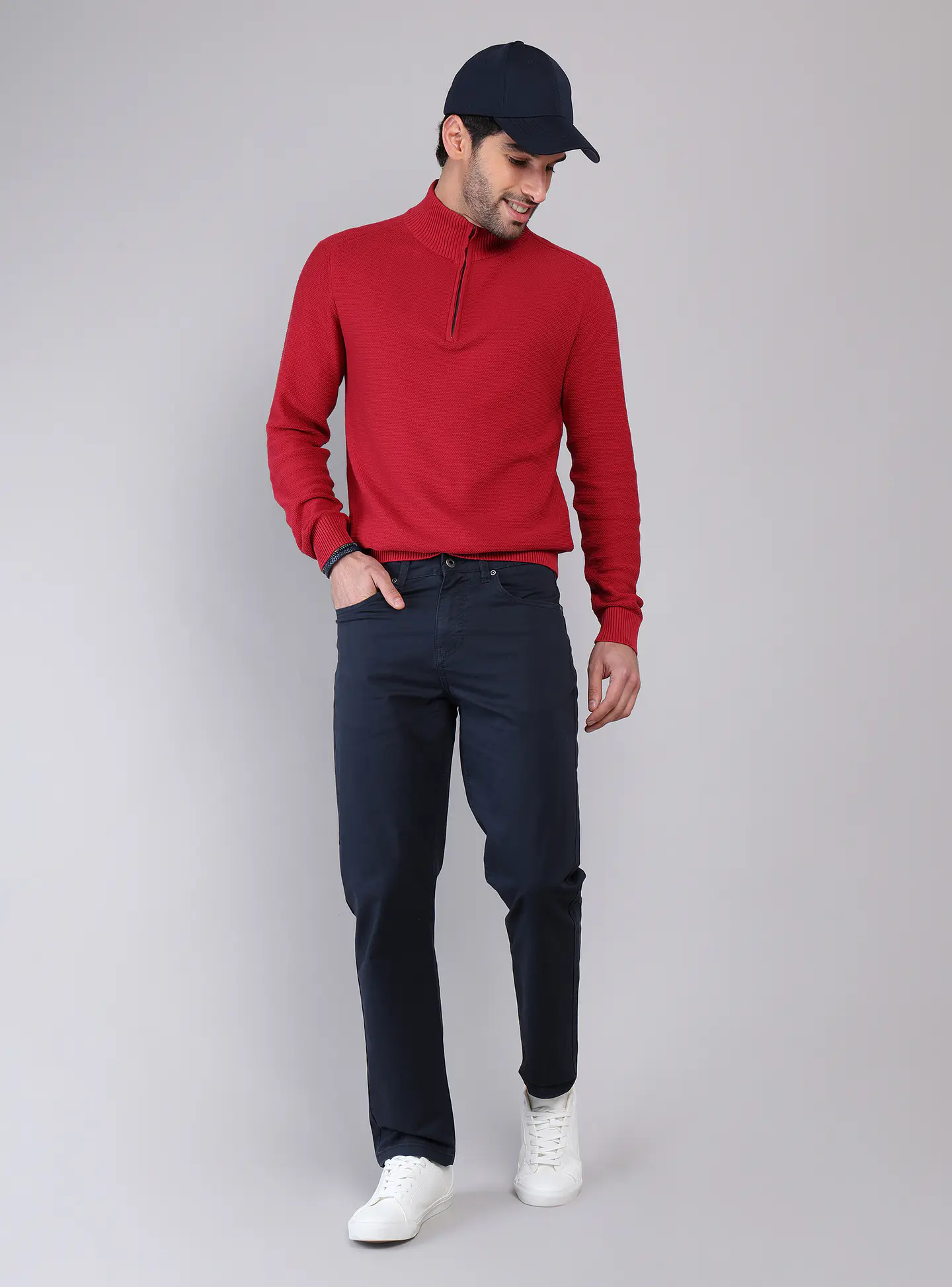Pantalon Five Pocket Slim Piero Butti Pbcvb30Nb Azul Marino 3