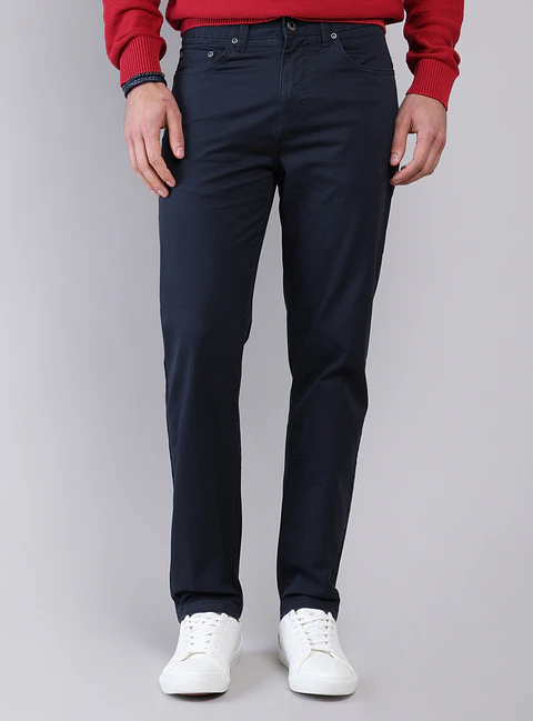 PANTALON FIVE POCKET SLIM PIERO BUTTI PBCVB30NB AZUL MARINO