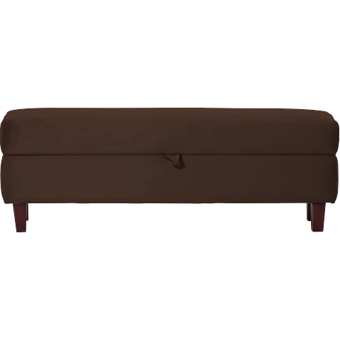BANQUETA PIECERA S/B 130CM TAPIZ CAFE MANTAHUE GENOVA