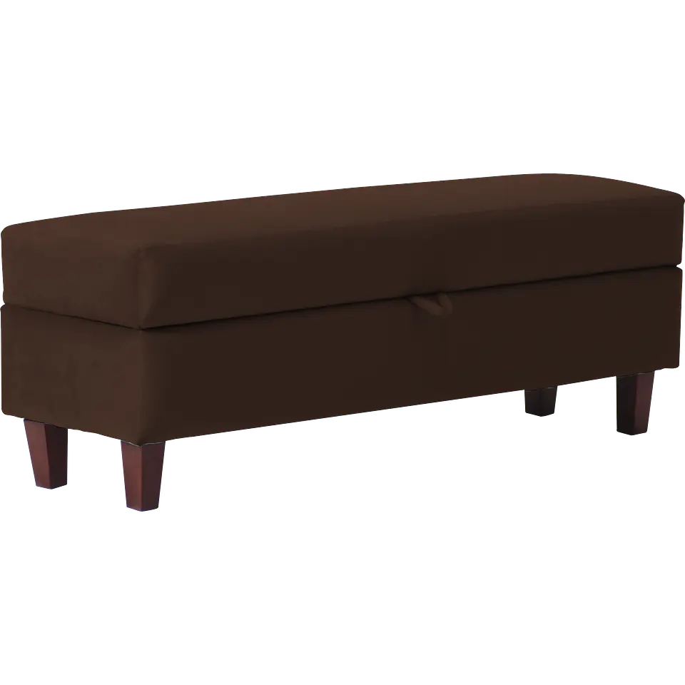 Banqueta Piecera S/B 130Cm Tapiz Cafe Mantahue Genova 2