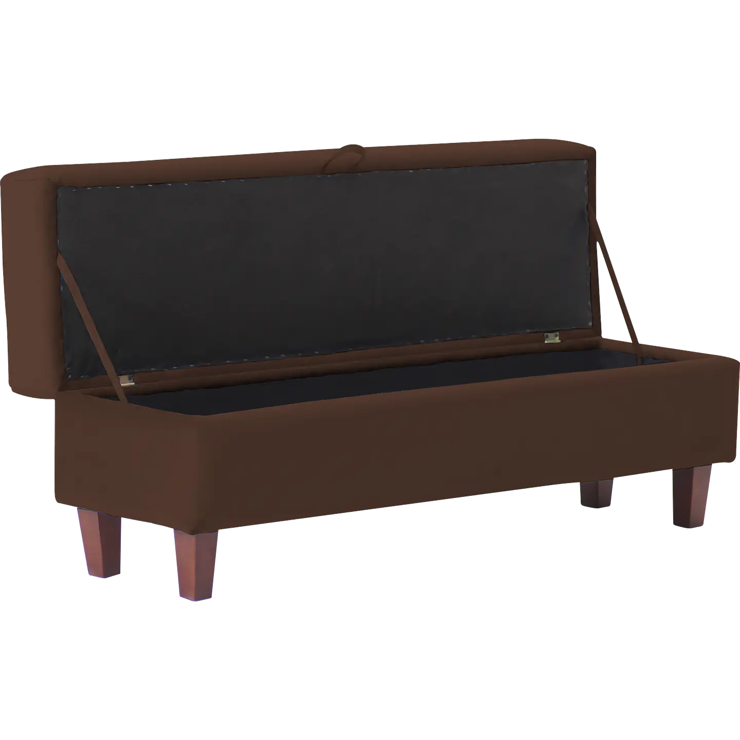 Banqueta Piecera S/B 130Cm Tapiz Cafe Mantahue Genova 5
