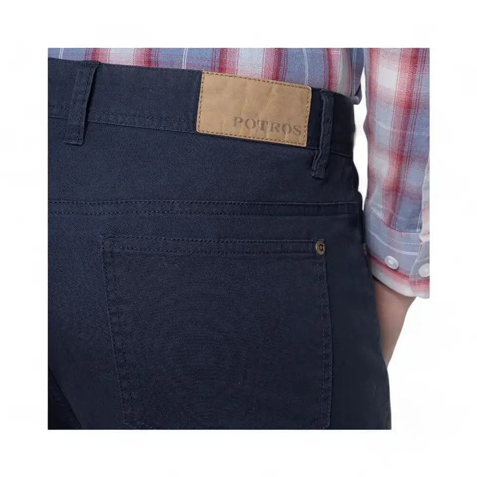 Pantalon Hombre Potros Azul Marino Ptli20080N-079 4
