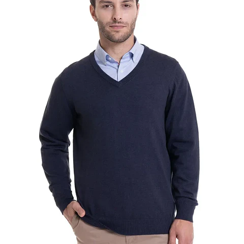 SWEATER HOMBRE MC-GREGOR AZUL PIEDRA MGLI06000N-074