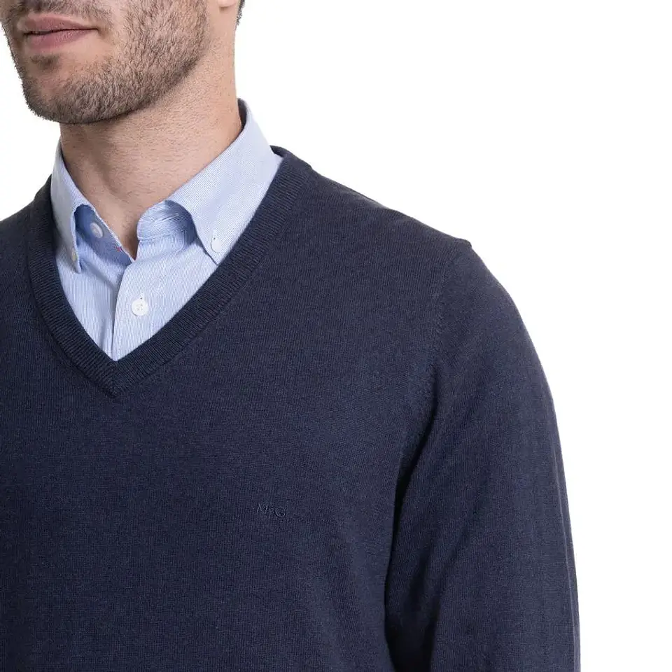 SWEATER HOMBRE MC-GREGOR AZUL PIEDRA MGLI06000N-074 4