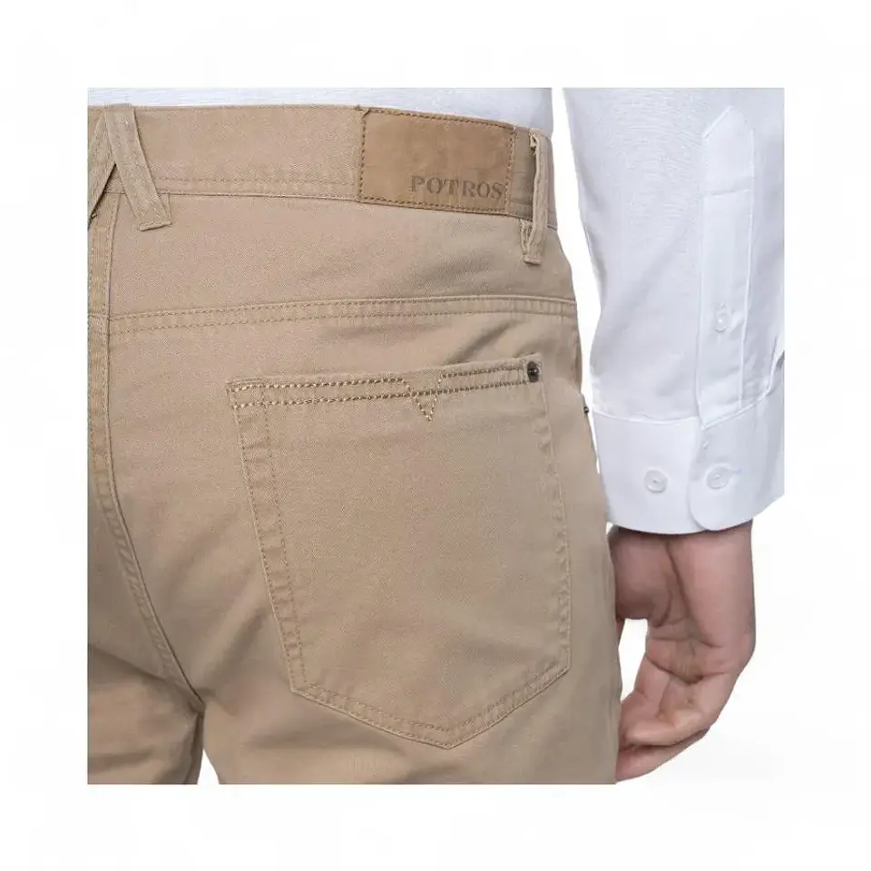 PANTALON HOMBRE POTROS BEIGE PTLI20734N-035 3