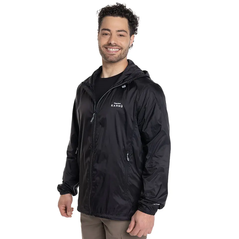 CORTAVIENTO HOMBRE KANNU NEGRO KNV619129N-009 1