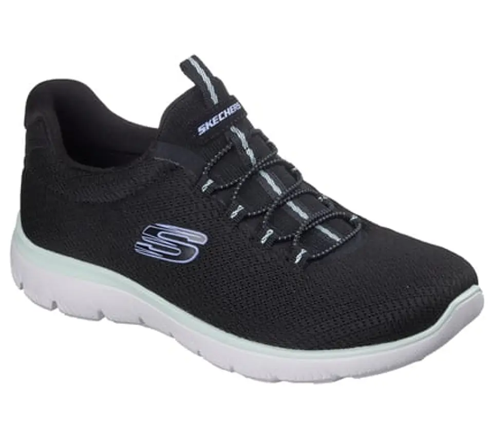 Zapatilla Mujer Skechers 150268-Bkmt Negro 1
