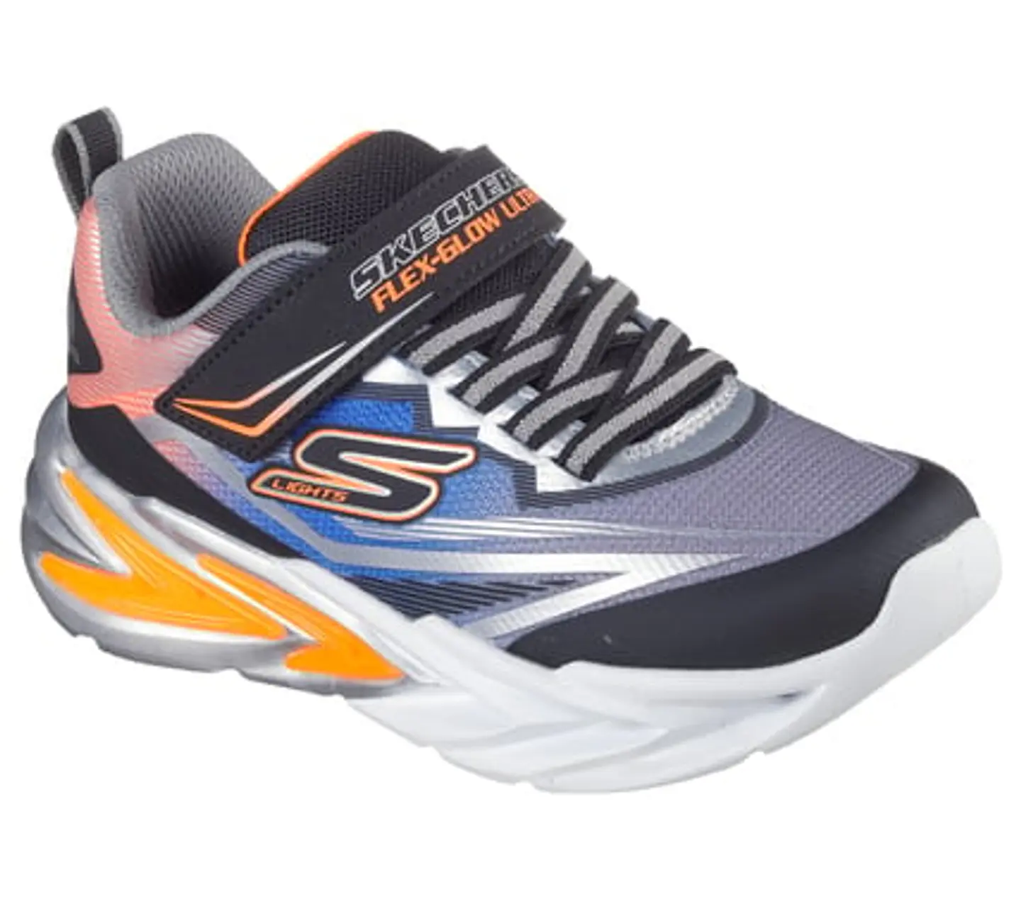 ZAPATILLAS SKECHERS NIÑO 400139N-BKSL NEGRO 1