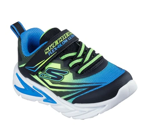 ZAPATILLAS SKECHERS NIÑO 400139N-BBLM NEGRO-AZUL