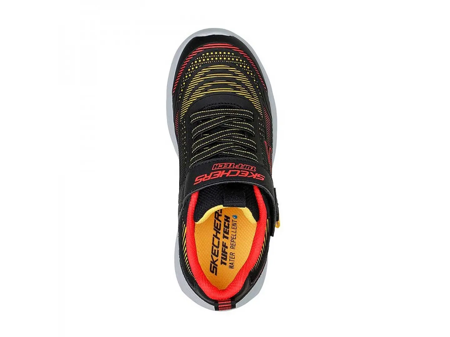 ZAPATILLA NIÑO SKECHERS 403861L-BKRD NEGRO-ROJO 4