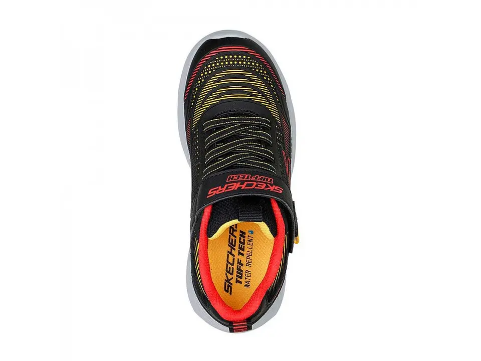 ZAPATILLA NIÑO SKECHERS 403861L-BKRD NEGRO-ROJO 4
