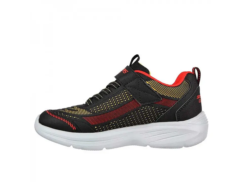 ZAPATILLA NIÑO SKECHERS 403861L-BKRD NEGRO-ROJO 3