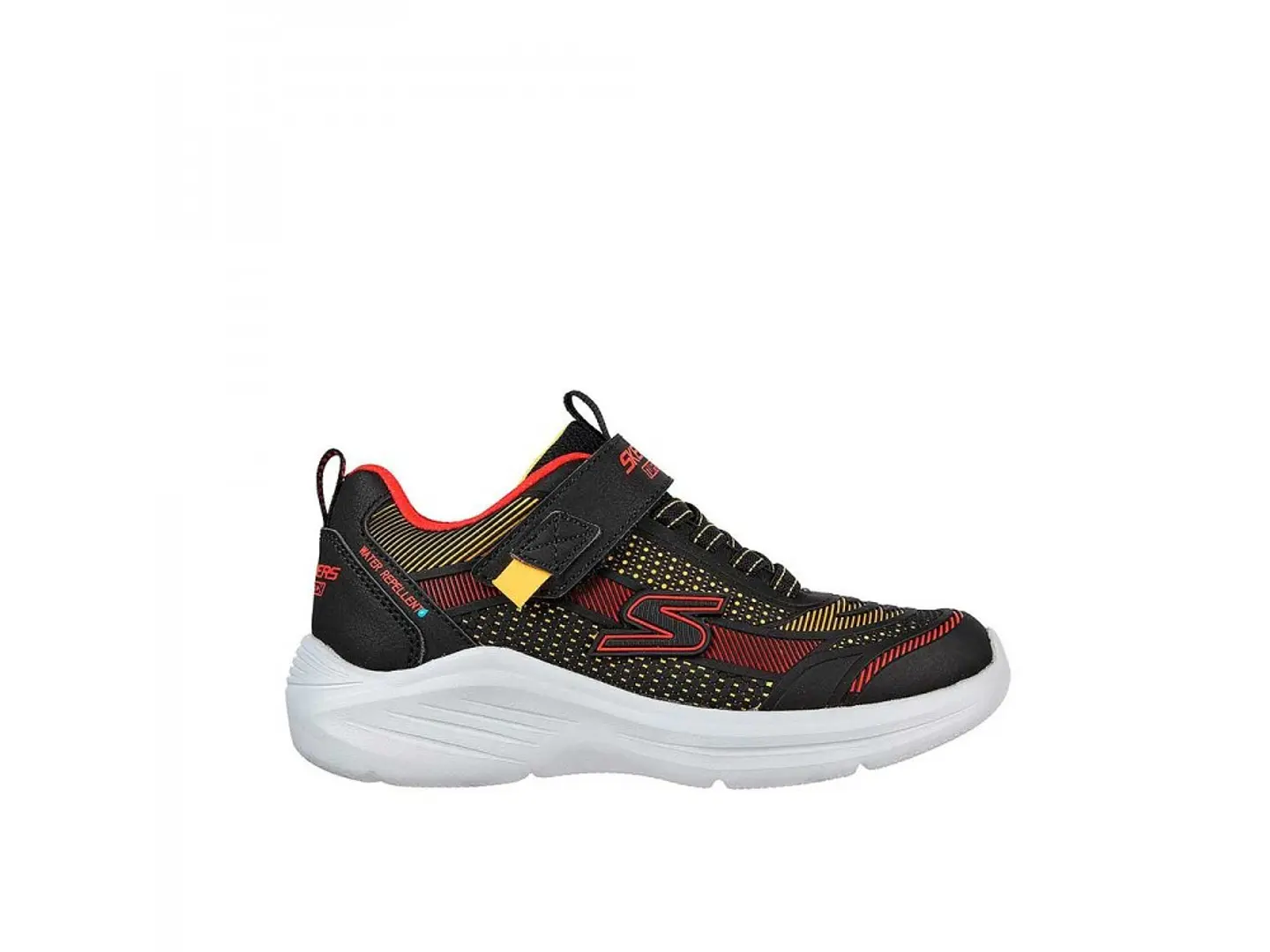 ZAPATILLA NIÑO SKECHERS 403861L-BKRD NEGRO-ROJO 2