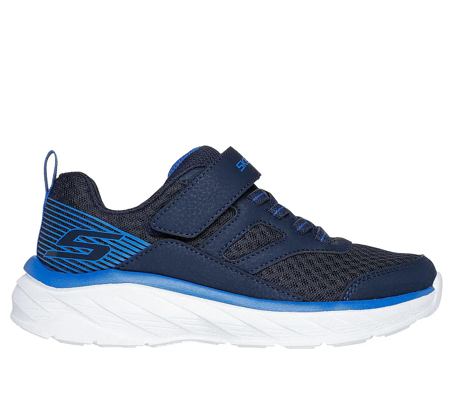 ZAPATILLA NIÑO SKECHERS 403718L-NVBL NAVY 2