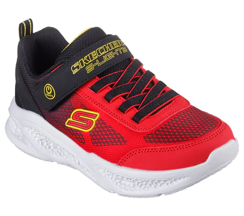 ZAPATILLA NIÑO SKECHERS 401495L-RDBK ROJO-NEGRO