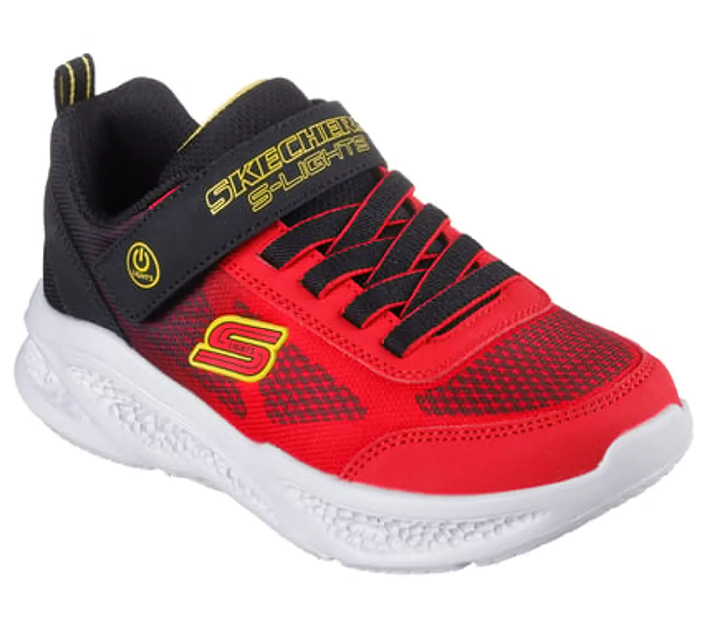 ZAPATILLA NIÑO SKECHERS 401495L-RDBK ROJO-NEGRO 1