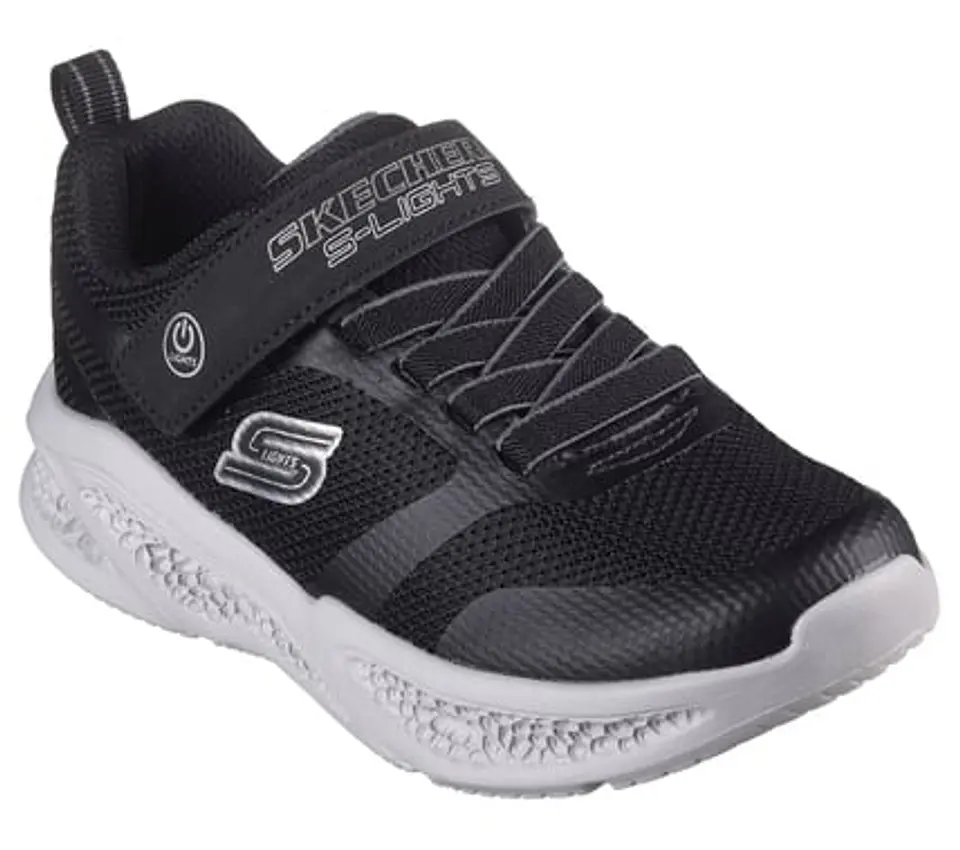 ZAPATILLAS SKECHERS NIÑO 401675L-BKGY NEGRO-GRIS 1