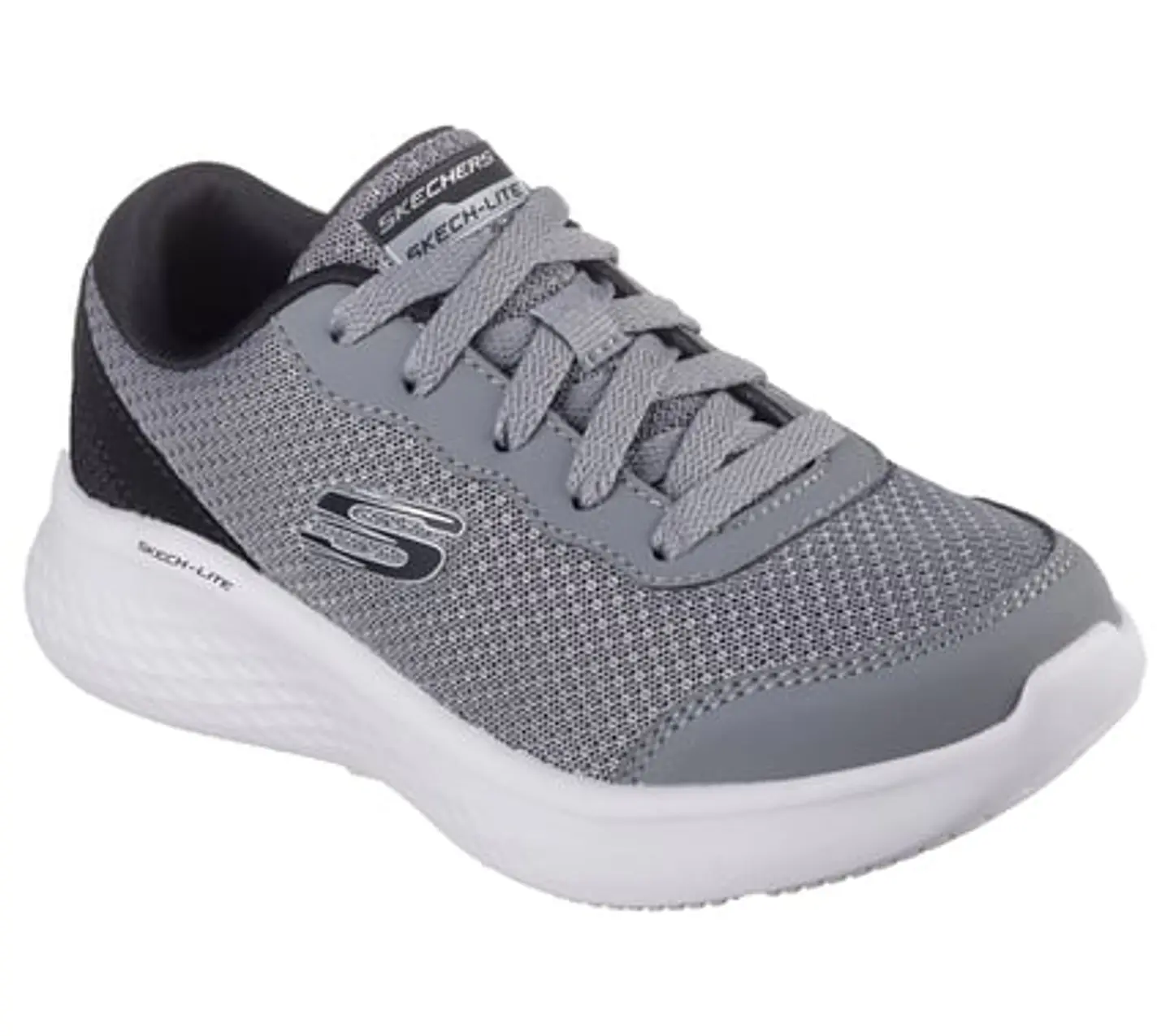 ZAPATILLA NIÑO SKECHERS 404016L-GYBK GRIS 1
