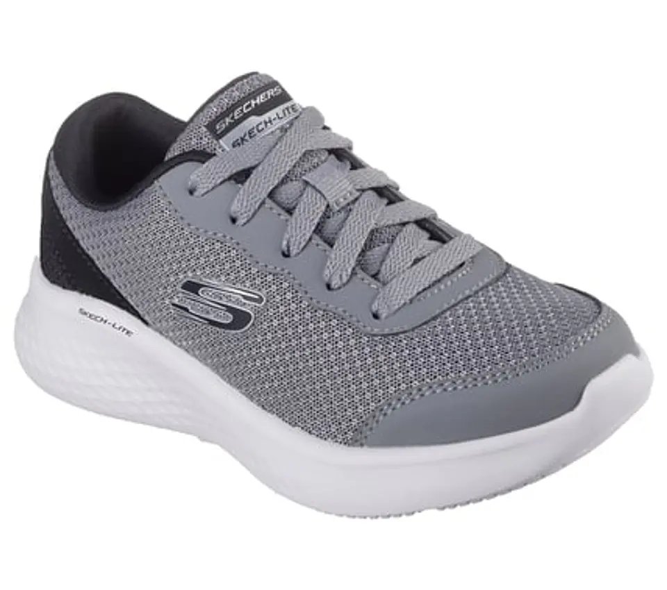 ZAPATILLA NIÑO SKECHERS 404016L-GYBK GRIS 1