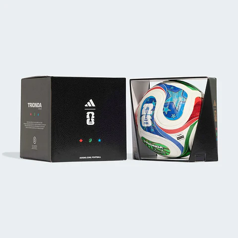 PELOTA DE FÚTBOL ADIDAS MUNDIAL 2026 TRIONDA LEAGUE EN CAJA