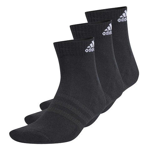3 Pares De Calecetas Adidas Ic1277 Negro
