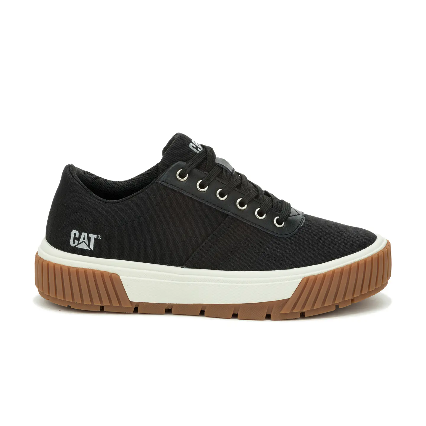 ZAPATILLA MUJER AMP CANVAS URBANA CAT P312155 NEGRO 2