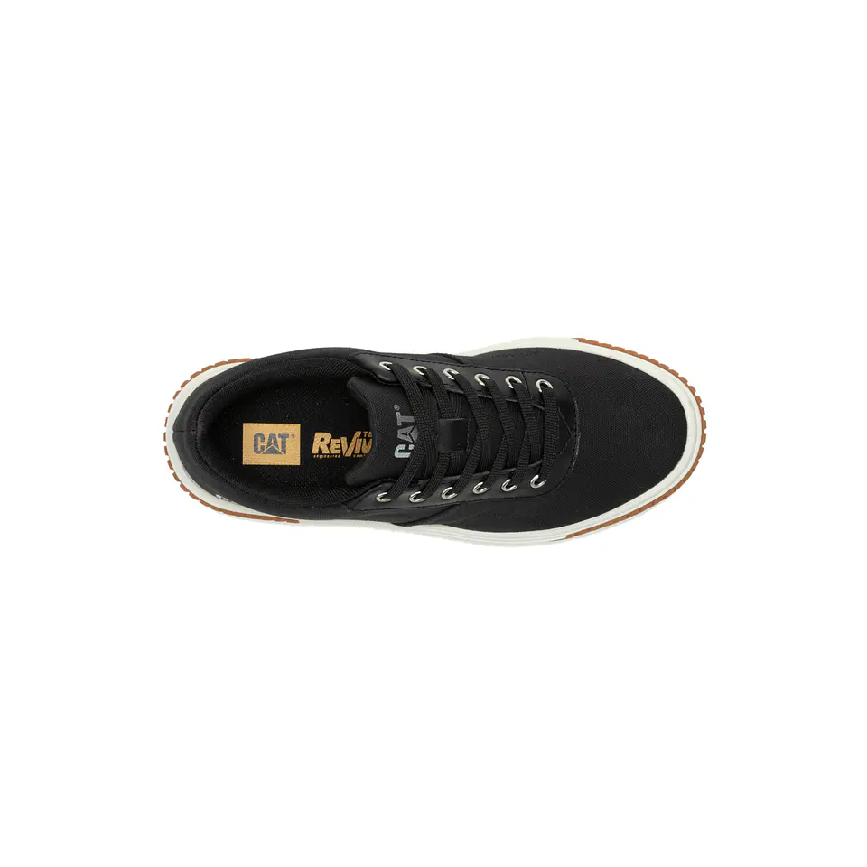 ZAPATILLA MUJER AMP CANVAS URBANA CAT P312155 NEGRO 4