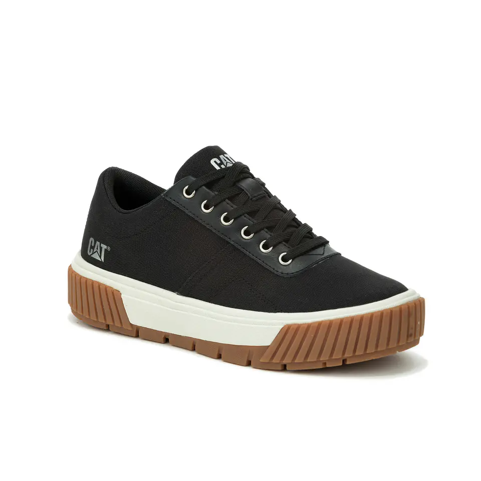 ZAPATILLA MUJER AMP CANVAS URBANA CAT P312155 NEGRO 1