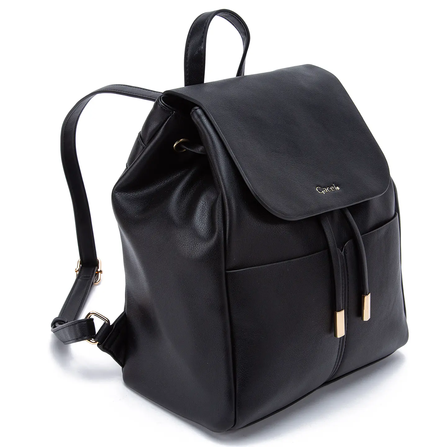 Mochila Mujer Pequeña Casual Gacel Car3393 Negro  2