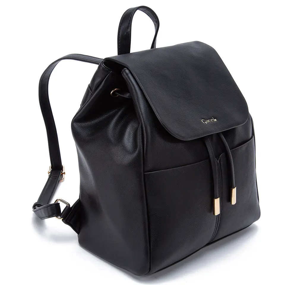 Mochila Mujer Pequeña Casual Gacel Car3393 Negro  2