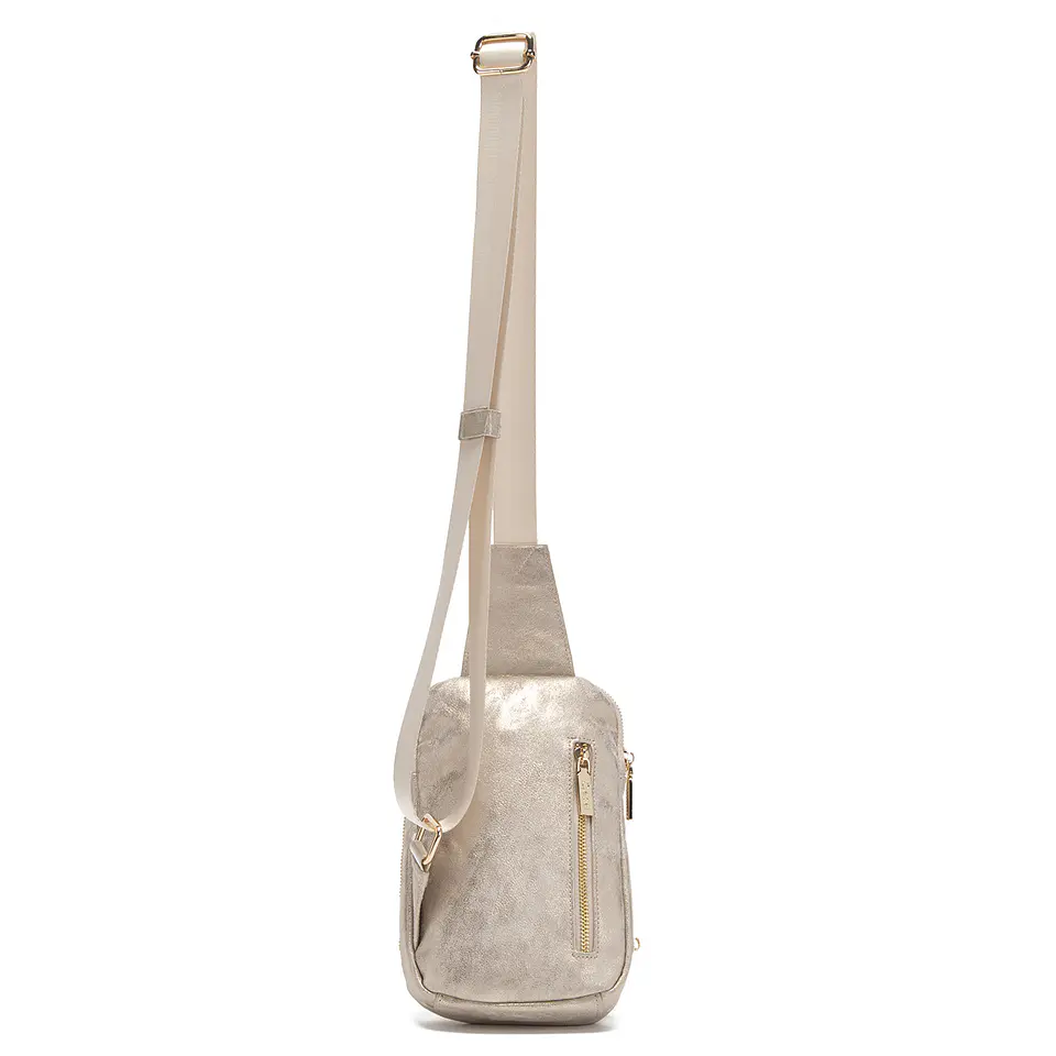 Cartera Mujer Bandolera Pequeña Casual Gacel Car3285 Dorado  2