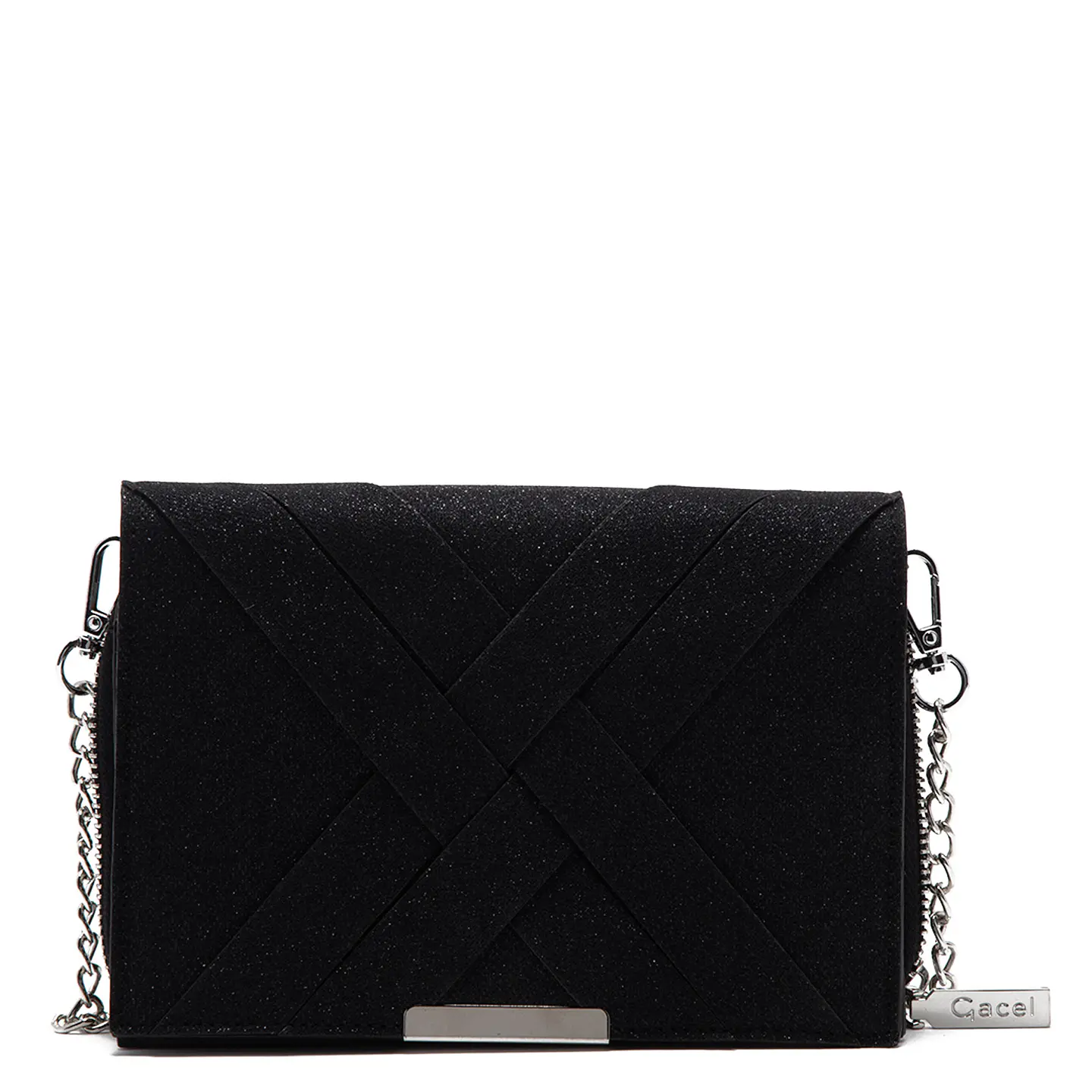 Cartera Mujer Clutch Fiesta Gacel Car3364 Negro  3