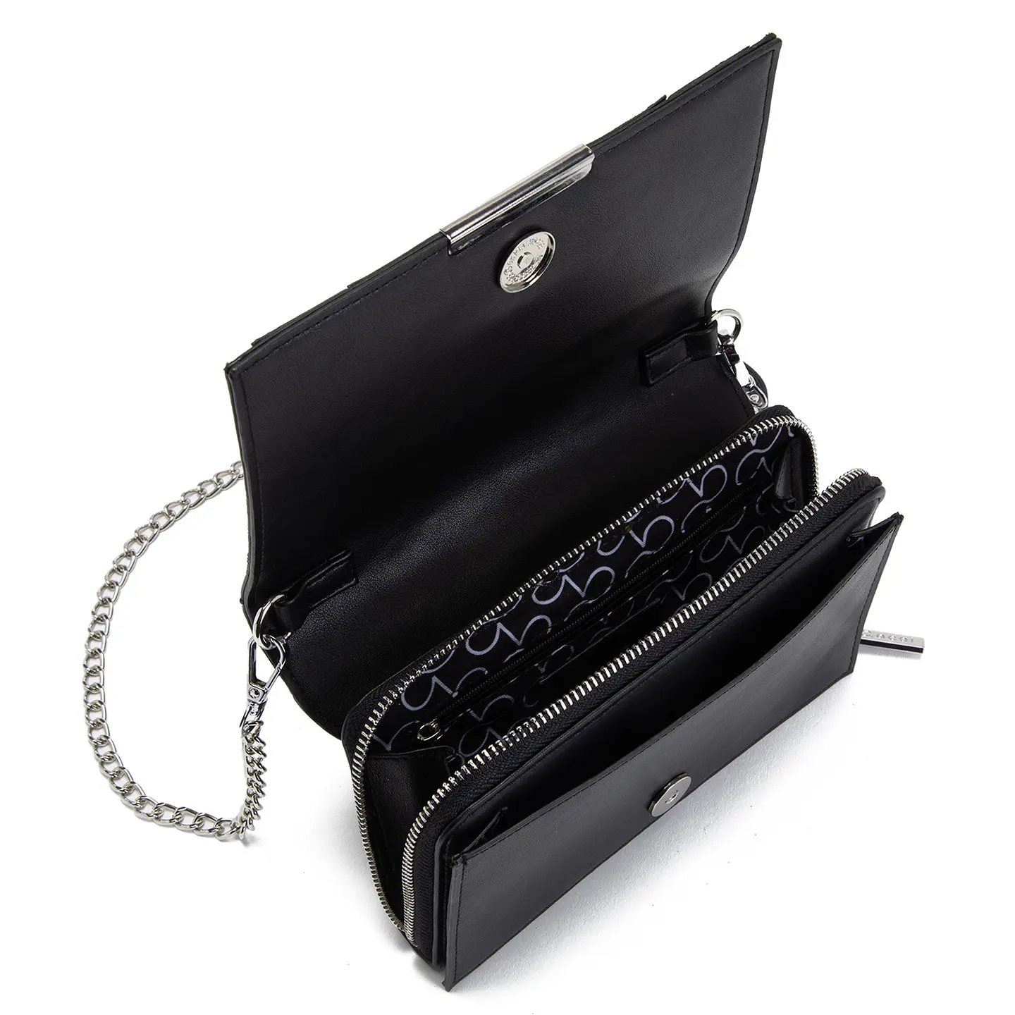 Cartera Mujer Clutch Fiesta Gacel Car3364 Negro  4
