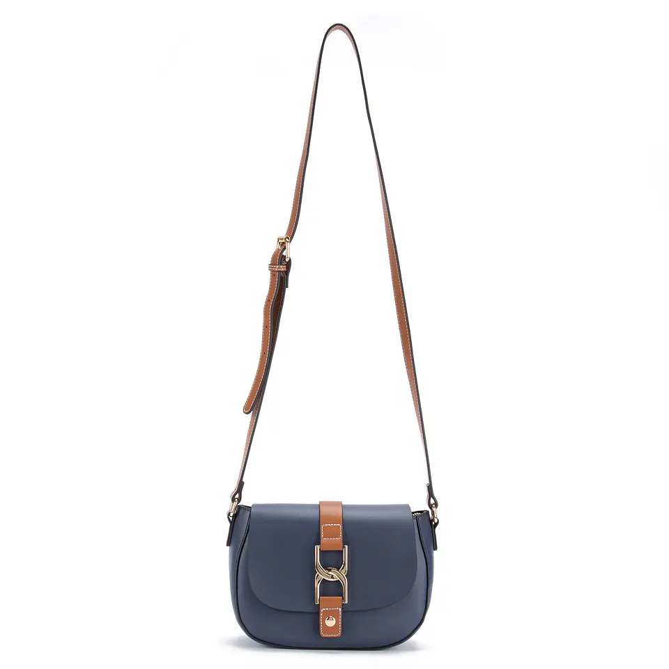 Cartera Mujer Bandolera Grande Vestir Gacel Car3305 Marino  1