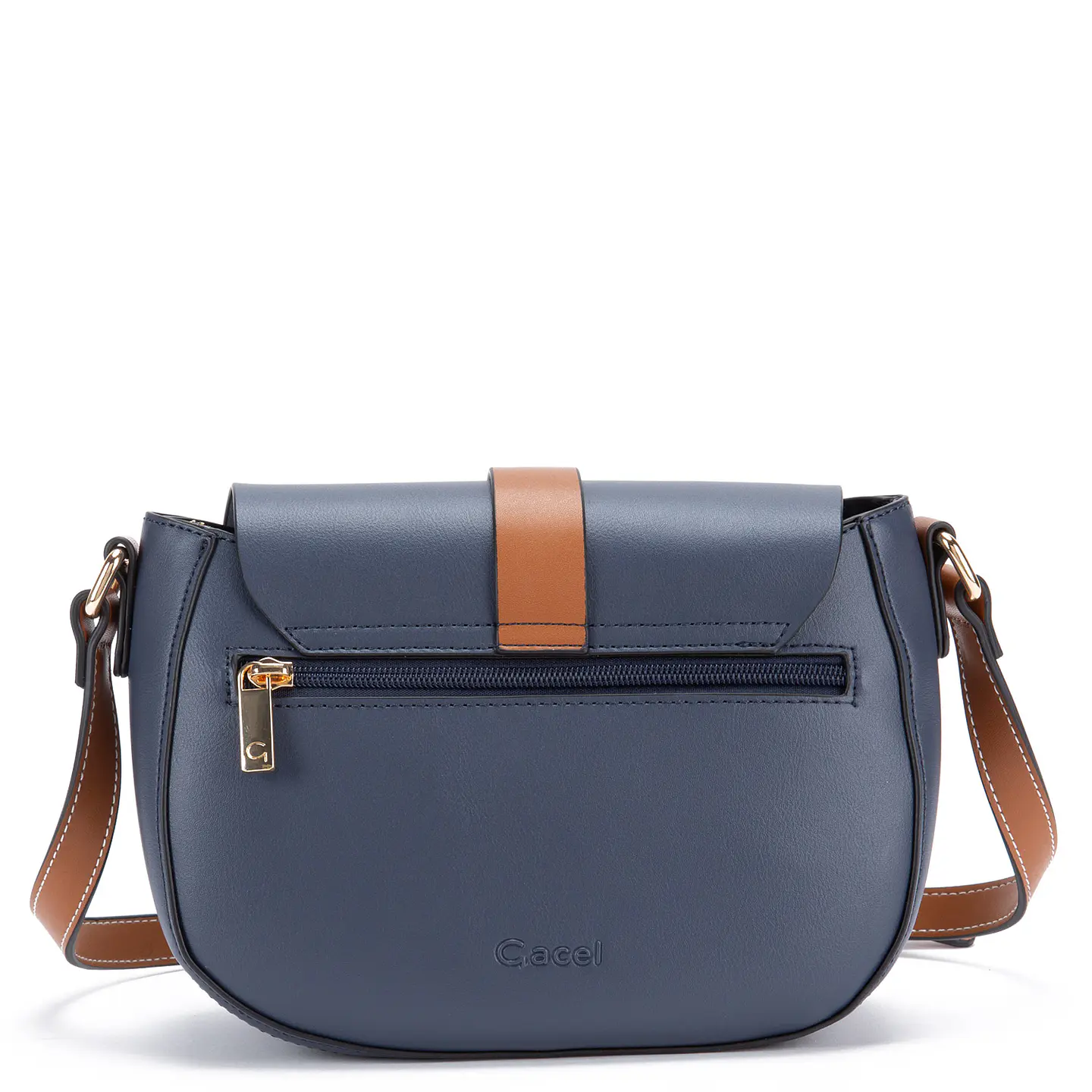 Cartera Mujer Bandolera Grande Vestir Gacel Car3305 Marino  2