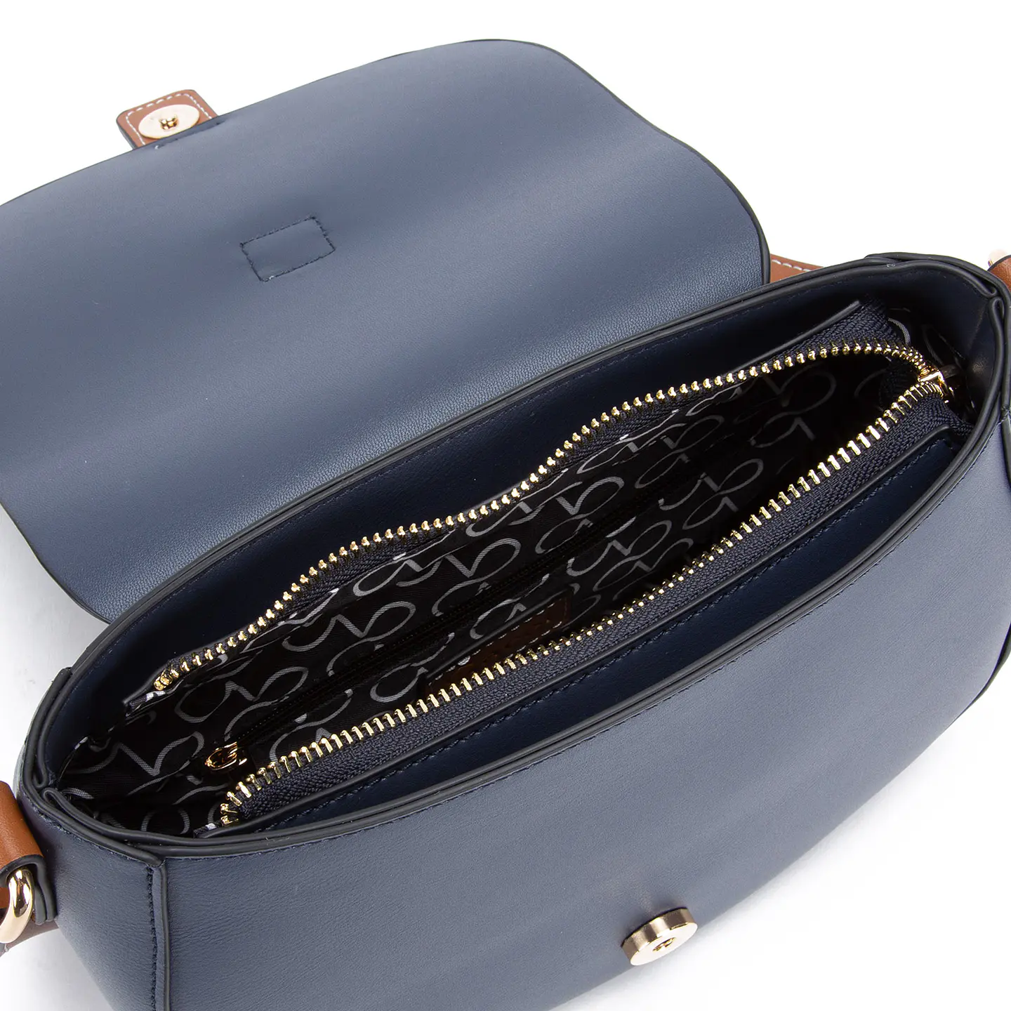 Cartera Mujer Bandolera Grande Vestir Gacel Car3305 Marino  3