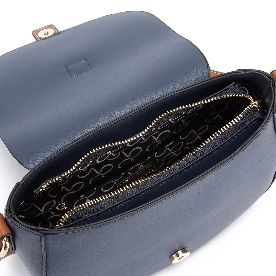 Cartera Mujer Bandolera Grande Vestir Gacel Car3305 Marino  3
