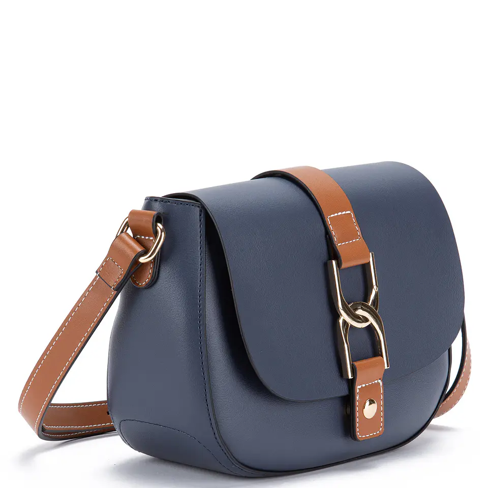 Cartera Mujer Bandolera Grande Vestir Gacel Car3305 Marino  4