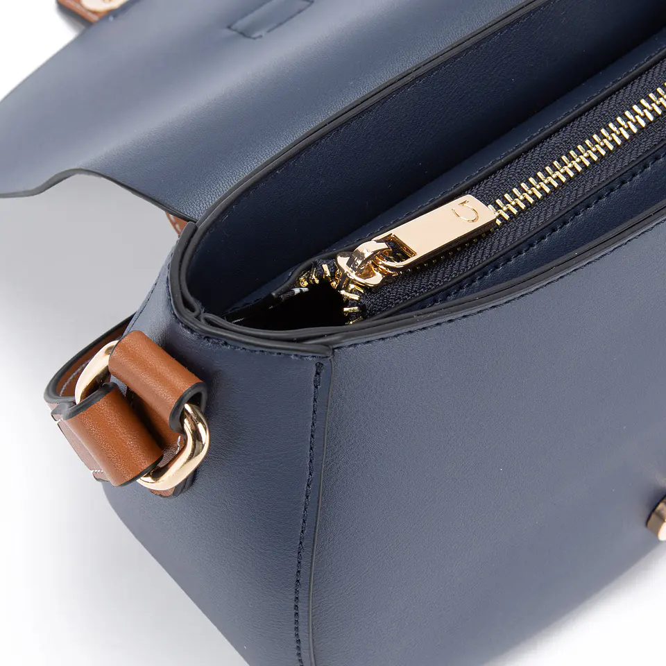 Cartera Mujer Bandolera Grande Vestir Gacel Car3305 Marino  6