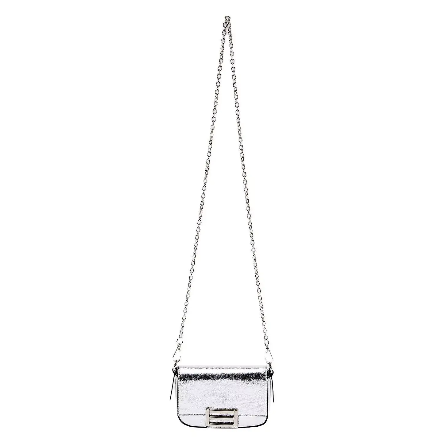Cartera Mujer Retro C/Tapa Pequeña Gacel Accesorio Car2851 Plata  2