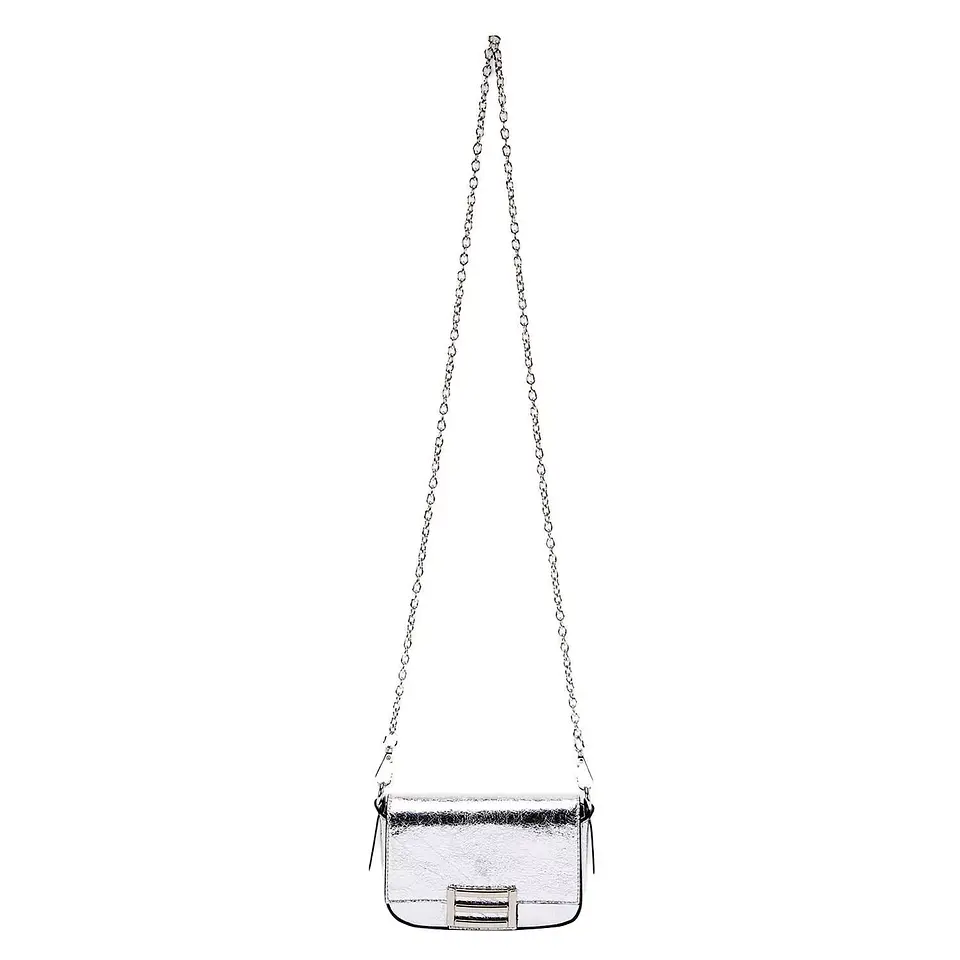 Cartera Mujer Retro C/Tapa Pequeña Gacel Accesorio Car2851 Plata  2