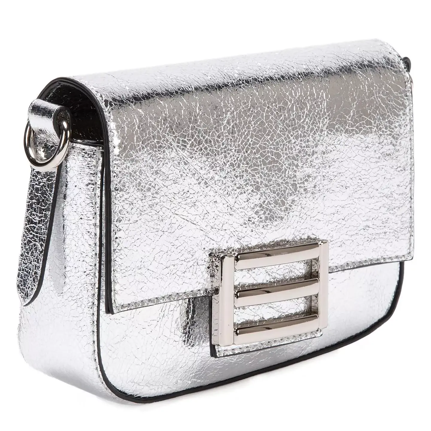 Cartera Mujer Retro C/Tapa Pequeña Gacel Accesorio Car2851 Plata  5