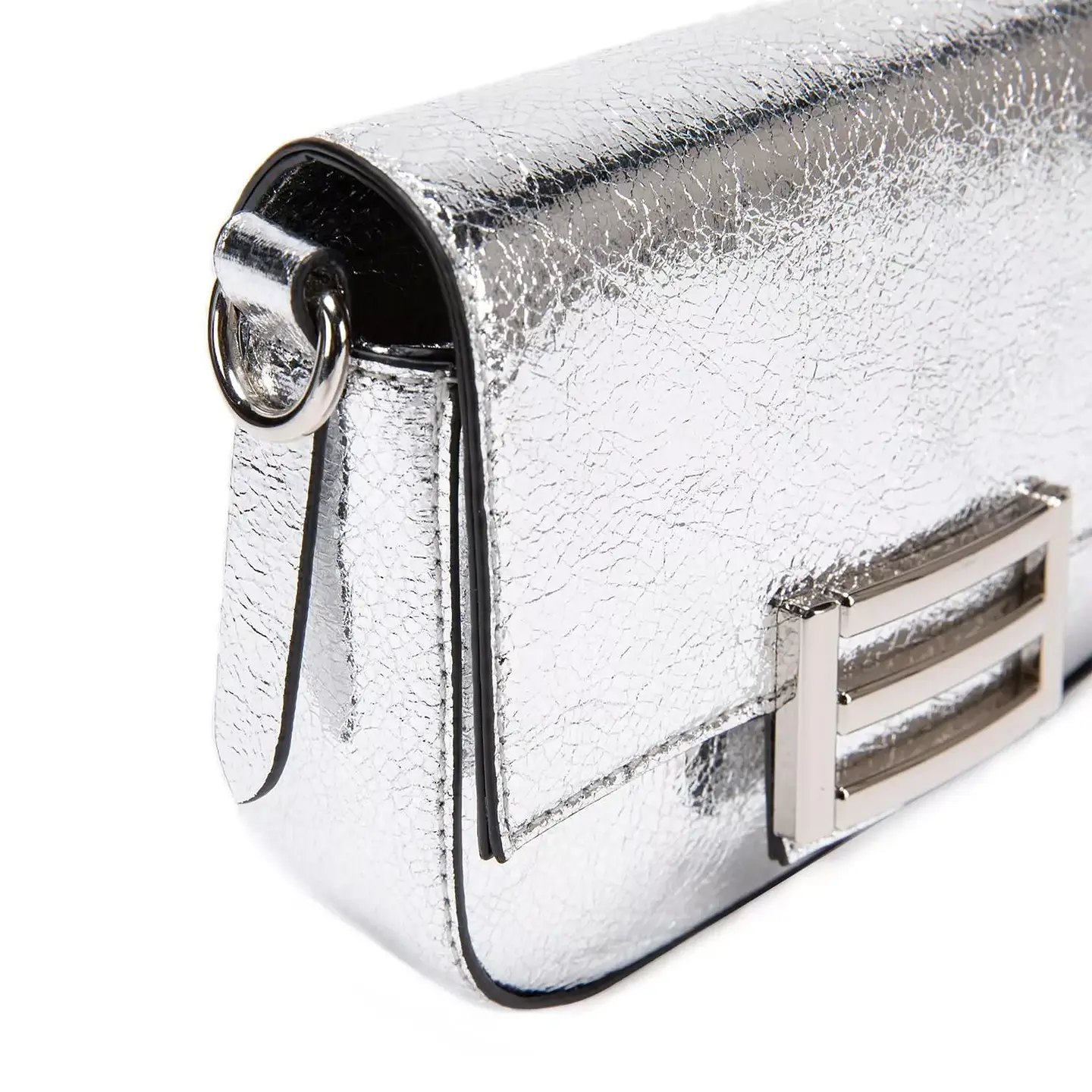 Cartera Mujer Retro C/Tapa Pequeña Gacel Accesorio Car2851 Plata  6