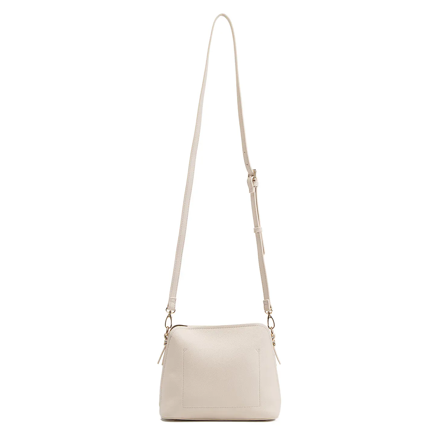 Cartera Mujer Bandolera Grande Vestir Gacel Car3396 Off White  3