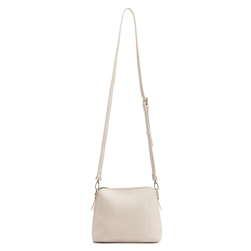 Cartera Mujer Bandolera Grande Vestir Gacel Car3396 Off White  3